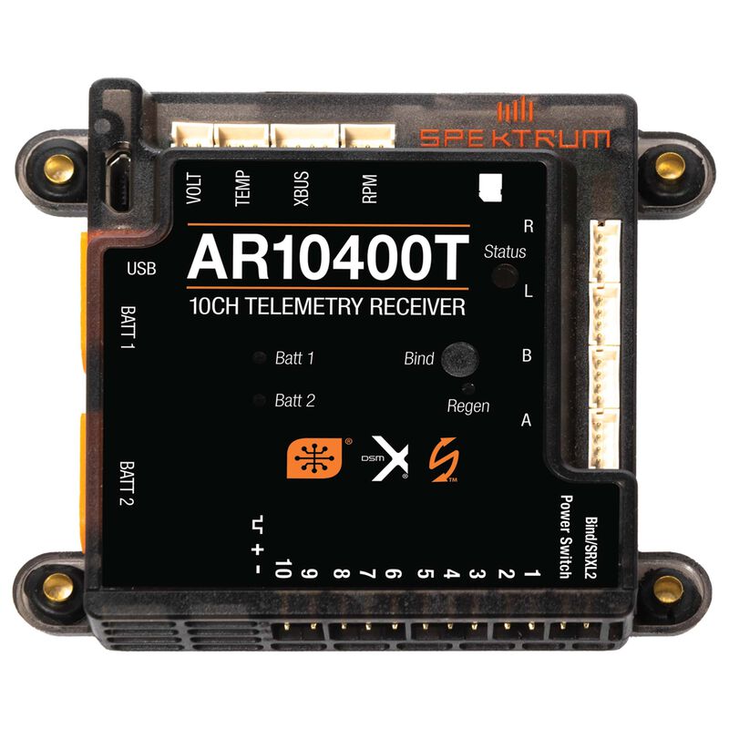 Spektrum AR10400T 10 Channel PowerSafe Telemetry